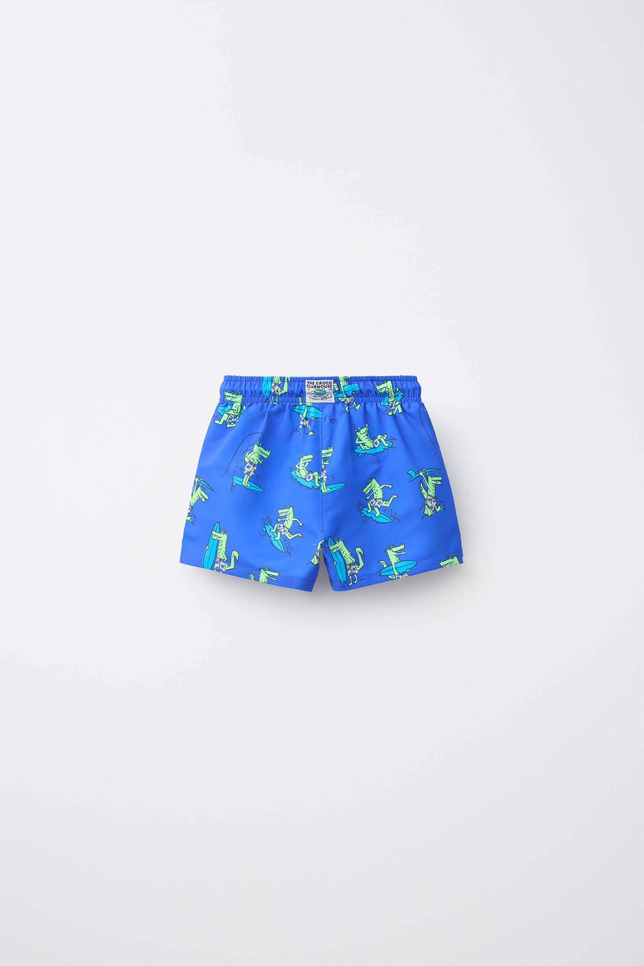 2-6 YEARS/ CROCODILE SWIM SHORTS